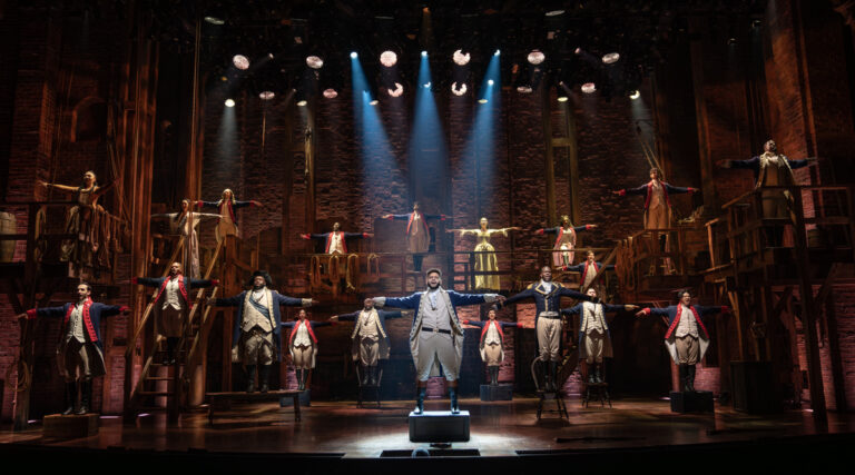 The cast of Hamilton. © Joan Marcus