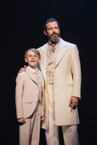 Nick Barrington as Little Boy and Colin Donnell as Father in Ragtime.
© Matthew Murphy