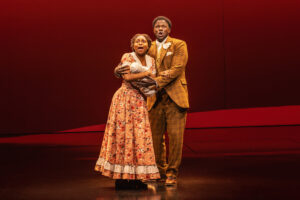 Nichelle Lewis as Sarah and Joshua Henry as Coalhouse Walker Jr. in Ragtime.
© Matthew Murphy