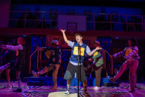 Kevin McHale as the William Barfée in The 25th Annual Putnam County Spelling Bee.
© Joan Marcus